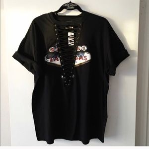 NEW LF Vintage Vegas Tee O/S NWOT